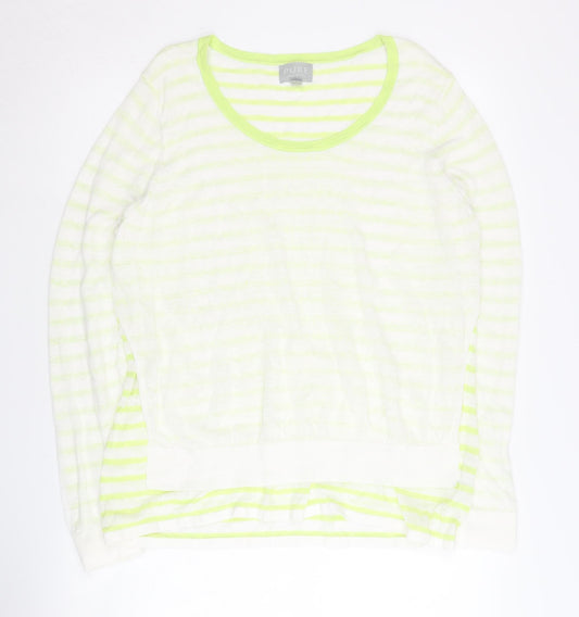 Pure Collection Women's Multicoloured Pullover Jumper Size 16