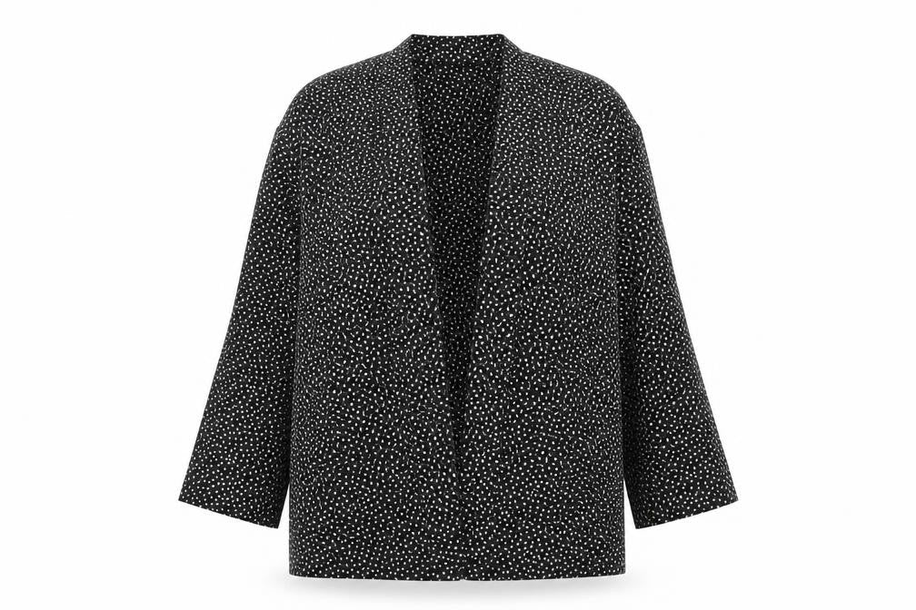 Alexon Women's Black Polka Dot Jacket L