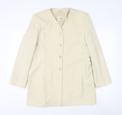 Viyella Women's Beige Suit Jacket Size 12
