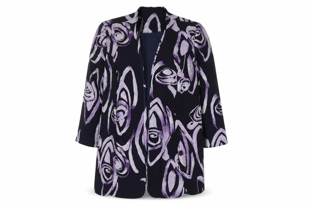Essence Women's Multicoloured Long Coat Size 20