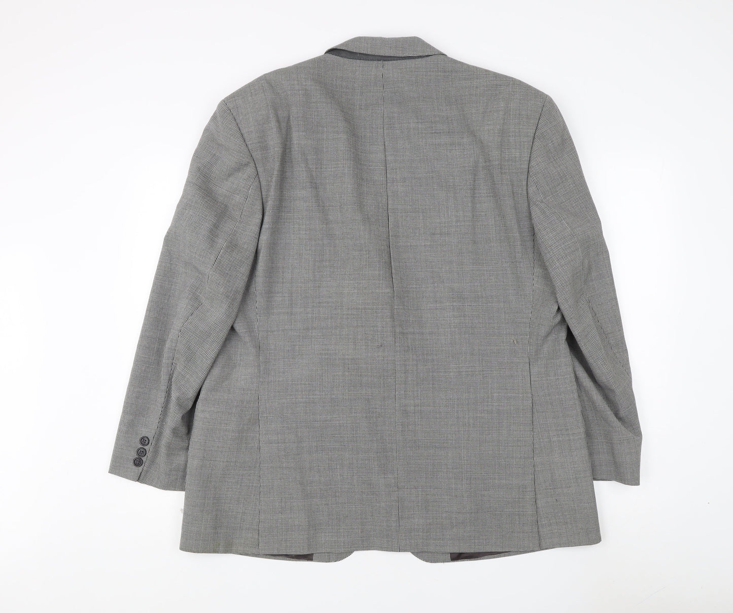 Baumler Men's Grey Check Blazer Jacket Size 48S