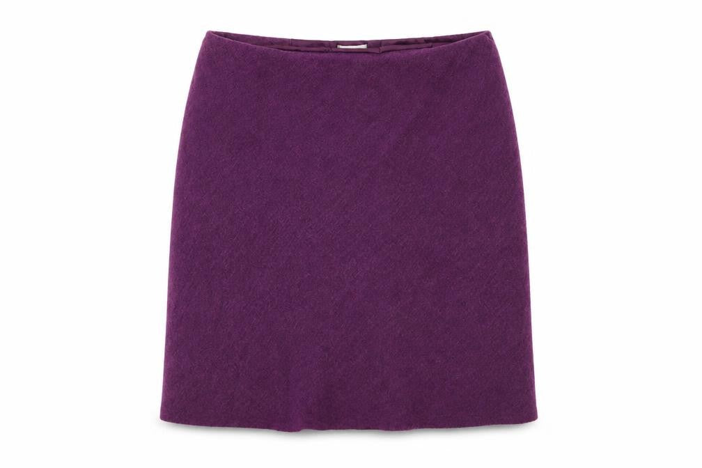 Eastex Women's Purple Wool Skirt Size 20