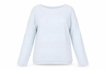 John Lewis Women's Blue Cotton Pullover Jumper Size 12