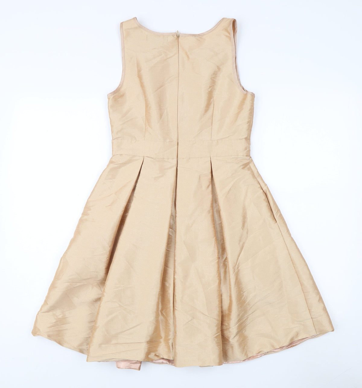 Fever London Beige Sleeveless Women's Dress Size 8