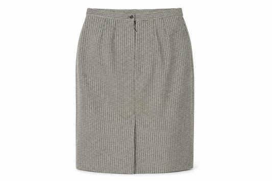 Marks & Spencer Women's Long Grey Check Skirt UK 20