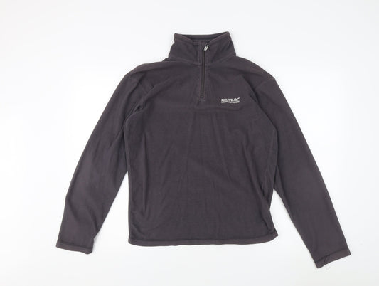 Regatta Unisex Black Fleece Pullover Sweatshirt Size S