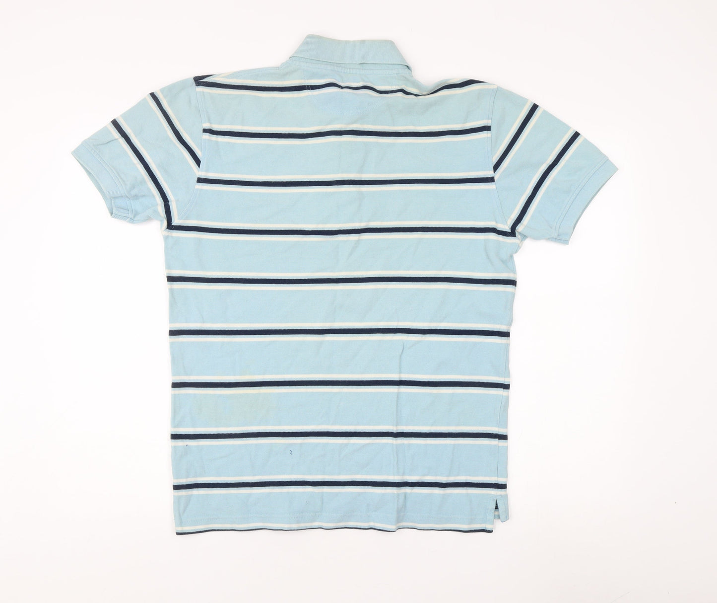Pierre Cardin Men's Blue Striped Polo Shirt M
