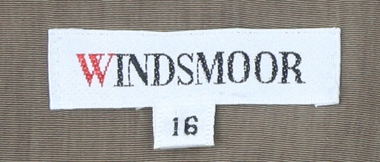 Windsmoor Women's Brown Classic Fit Jacket Size 16