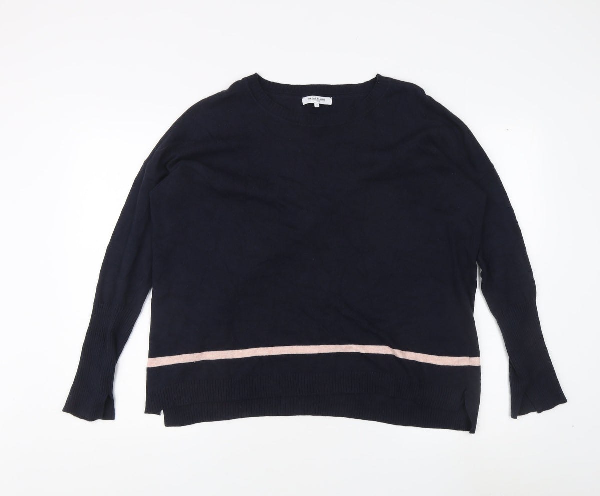 Great Plains Women's Black Pullover Sweater Size M