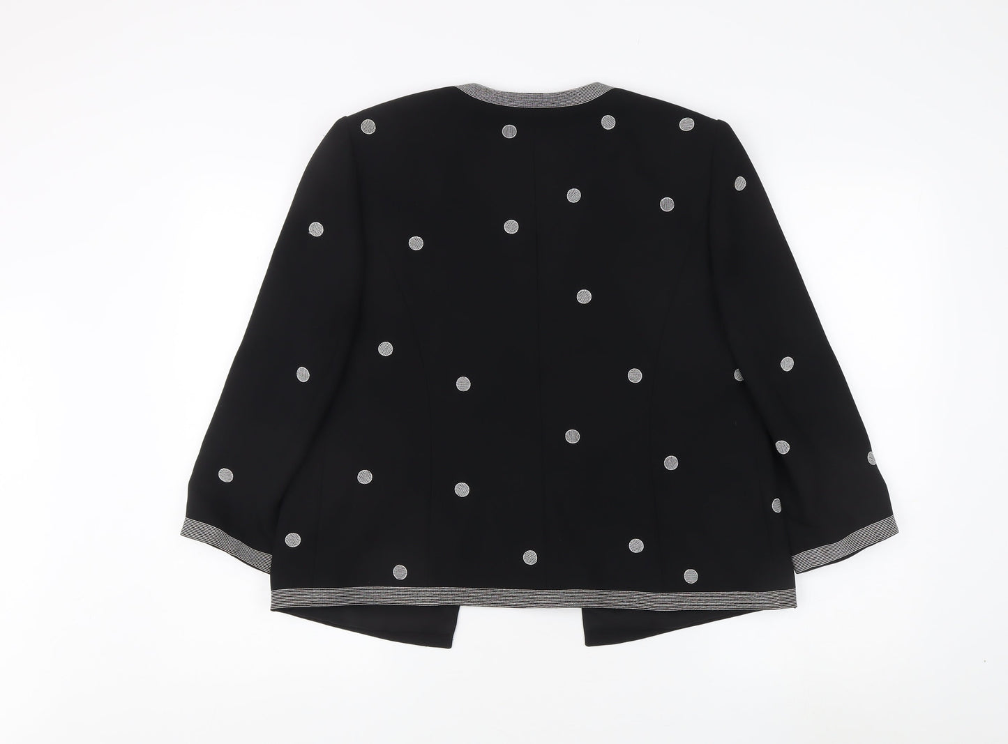 Windsmoor Women's Black Polka Dot Formal Jacket Size 10