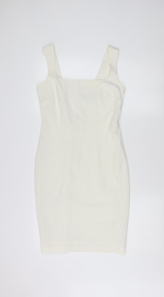 Moda International Women’s Ivory Sheath Dress, Size 6