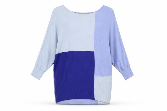 Phase Eight Women's Blue Geometric XS Jumper