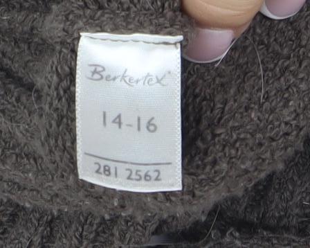 Berketex Women's Brown Hooded Jacket Size 14
