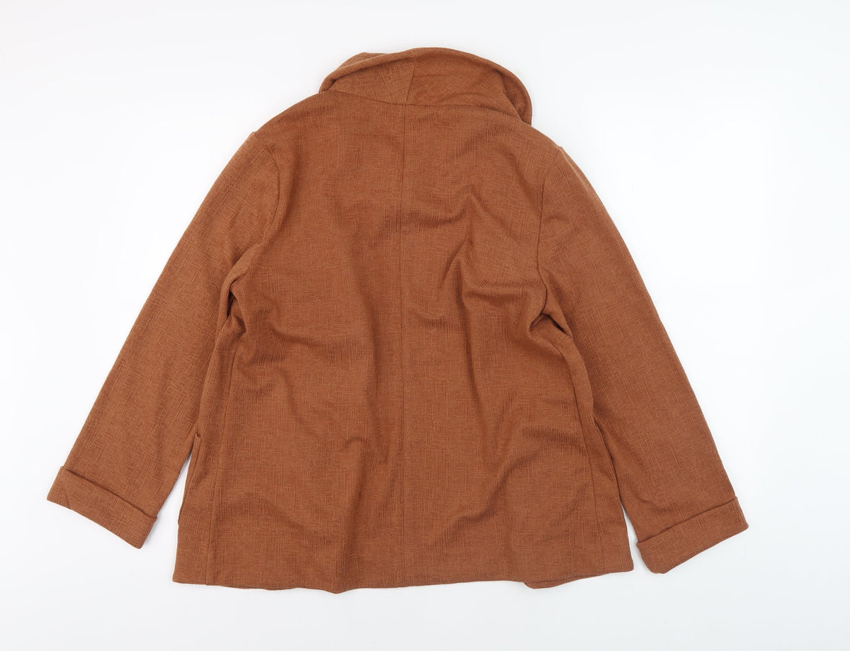 Dorothy Perkins Women's Brown Blazer Size 12 Casual