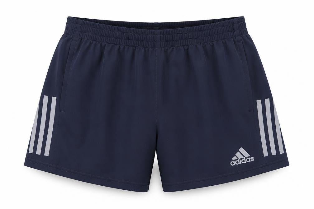 Adidas Boys Blue Athletic Running Shorts M