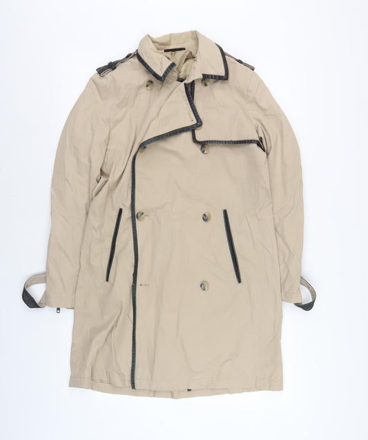 The Kooples Men's Beige Trench Coat Size 38