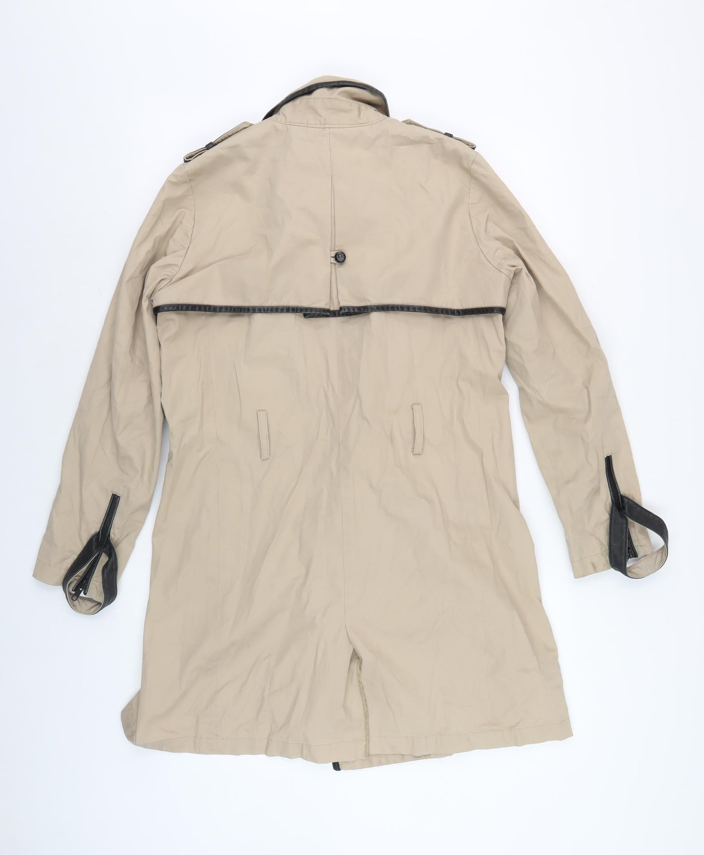 The Kooples Men's Beige Trench Coat Size 38