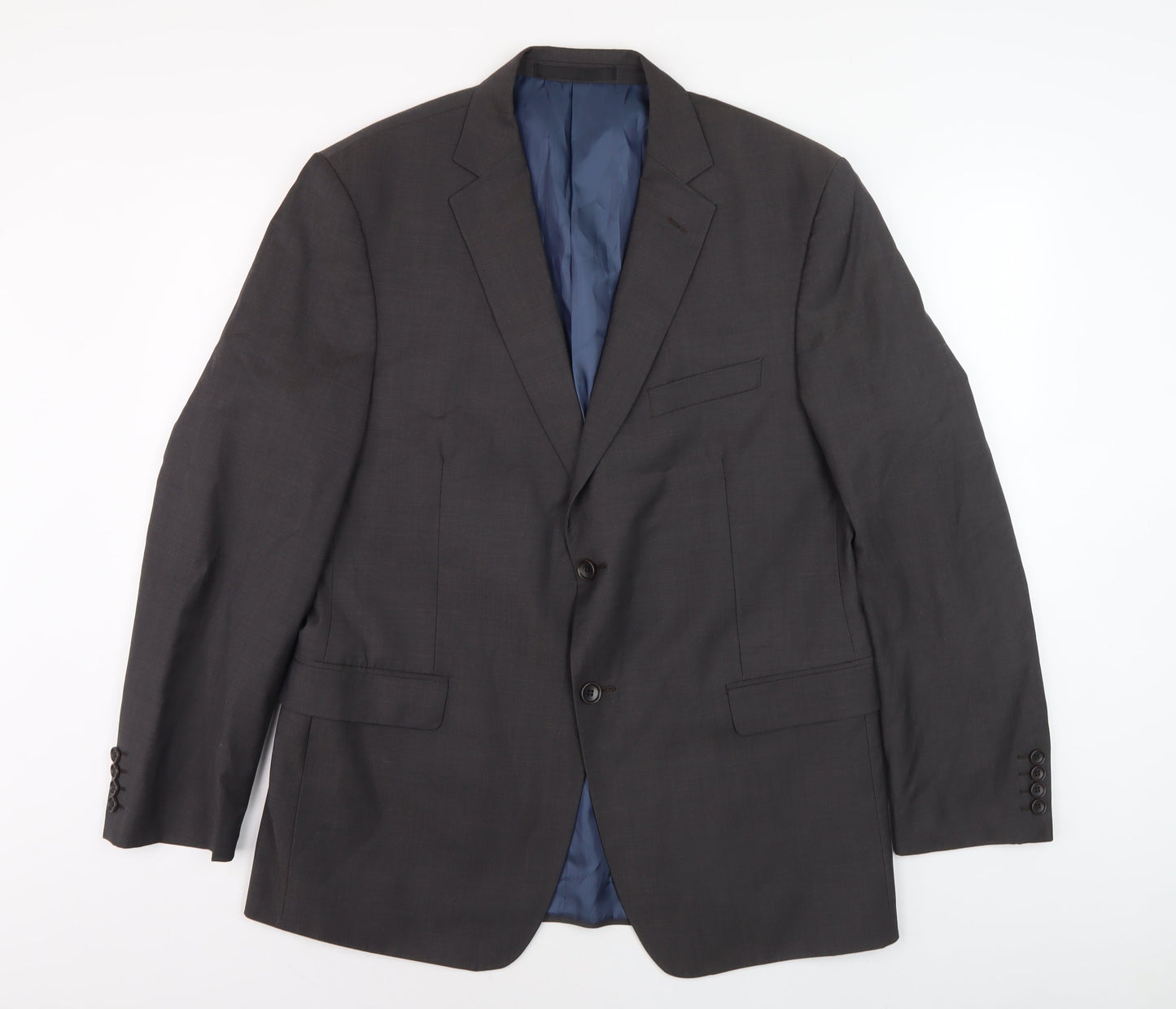 Marks and Spencer Grey Men's Blazer, 42 Chest, Regular Fit