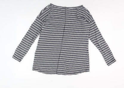 White Stuff Women Multicoloured Striped Top Size 8