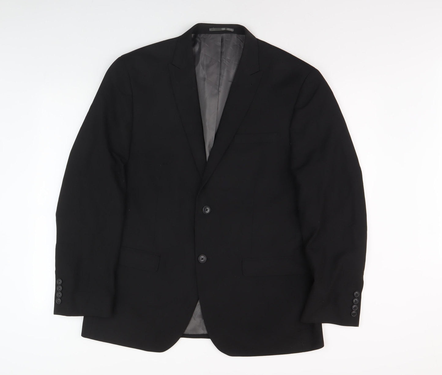 Next Men's Black Regular Suit Jacket 42R