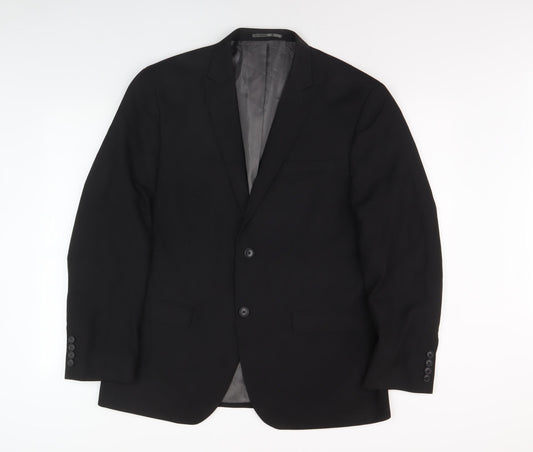 Next Men's Black Regular Suit Jacket 42R