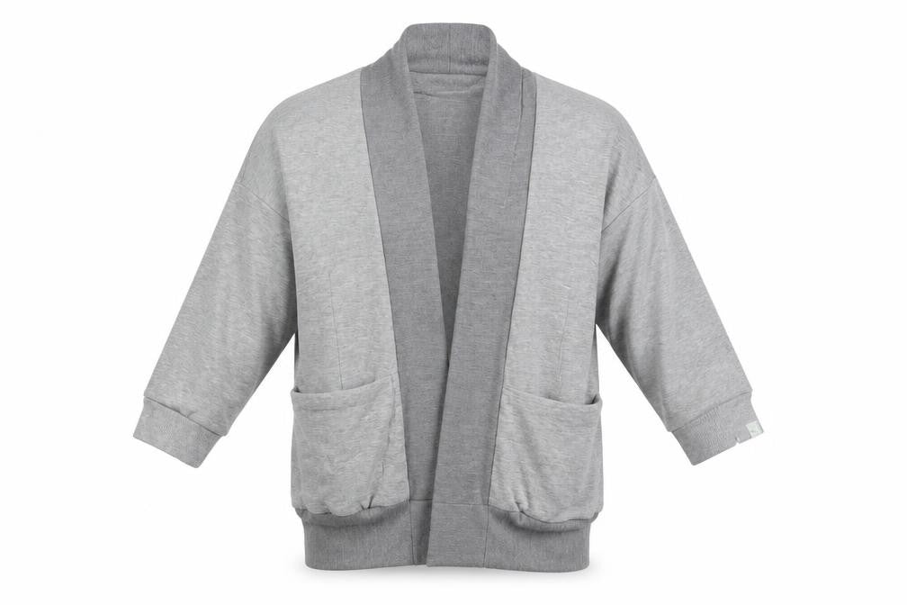 Puma Men's Grey Shawl Collar Jersey Jacket, S