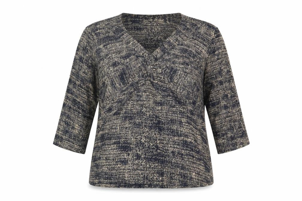 Viyella Women's Multicoloured XL Geometric Top