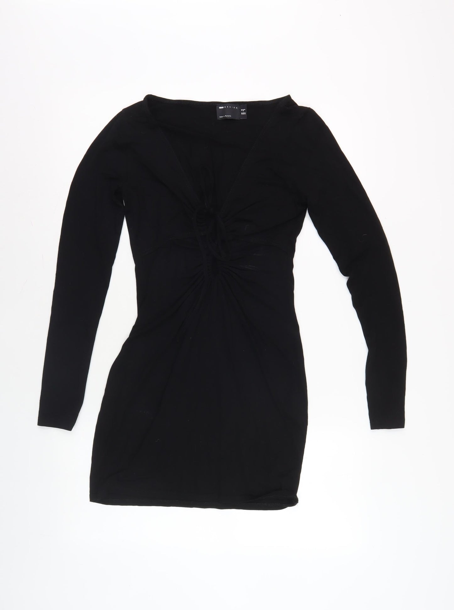 ASOS DESIGN Black Women's Long Sleeve Dress Size 12