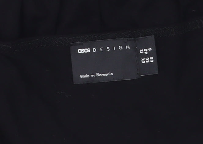 ASOS DESIGN Black Women's Long Sleeve Dress Size 12