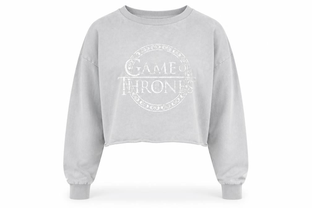 HBO Women's Grey Game of Thrones Sweatshirt L