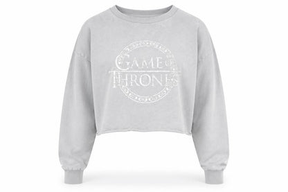HBO Women's Grey Game of Thrones Sweatshirt L