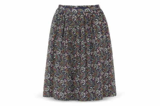 Viyella Women's Multicoloured Paisley Skirt, Size 12