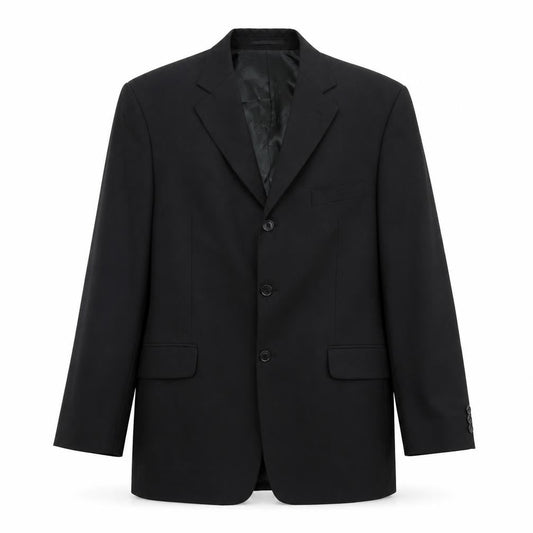 Pierre Cardin Men's Black Wool Blazer Size 40