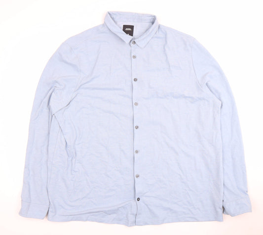 Burton Menswear London 2XL Blue Men's Dress Shirt