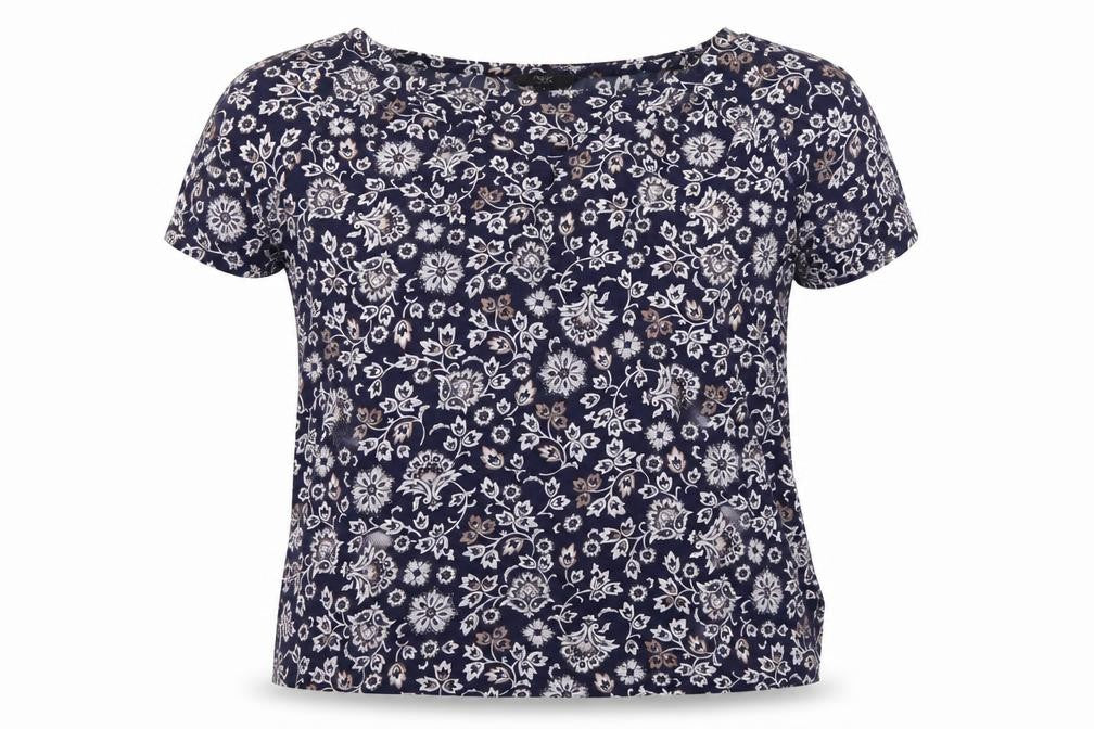 Next Women's Blue Floral Blouse - Size 10 Tunic