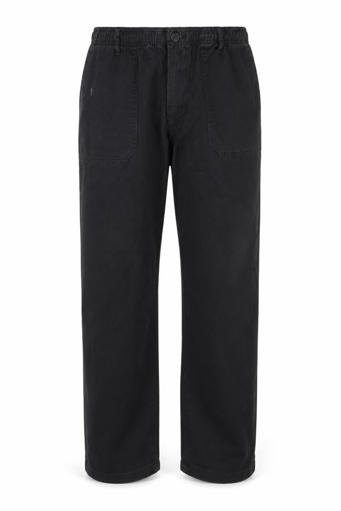 Hutson Harbour Men's Black M Cotton Trousers