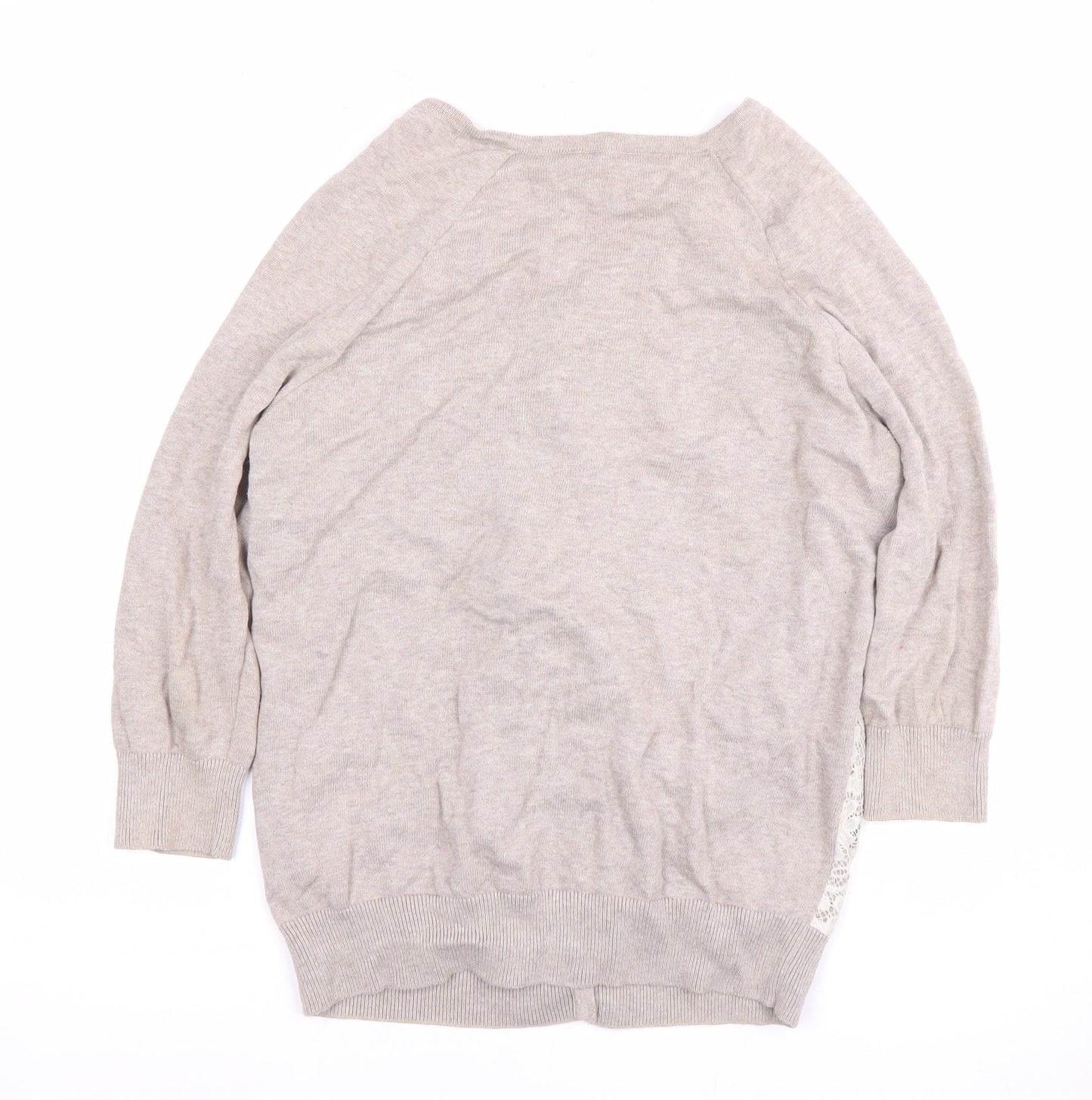 Marks and Spencer Women's Beige Lace Cardigan Size 10