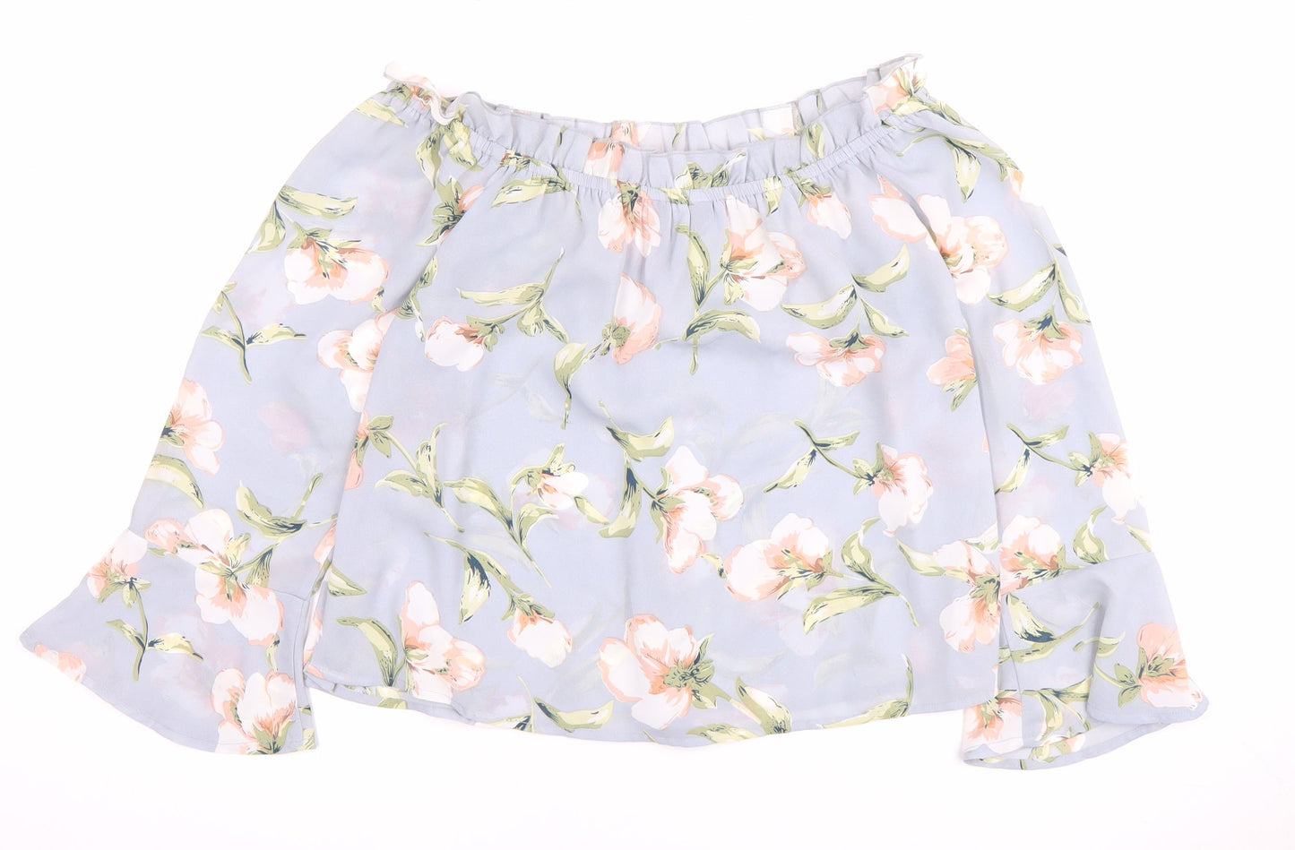Lipsy Floral Off the Shoulder Blouse - Women's Size 12