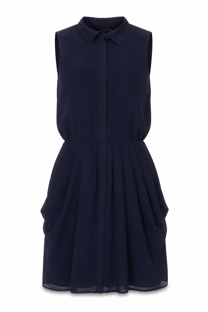 ASOS Women's Blue Sleeveless Dress, Size 6