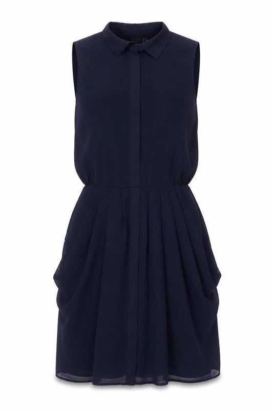 ASOS Women's Blue Sleeveless Dress, Size 6