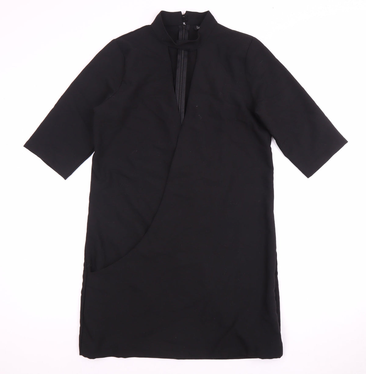 Boohoo Women's Black High Neck Dress Size 12