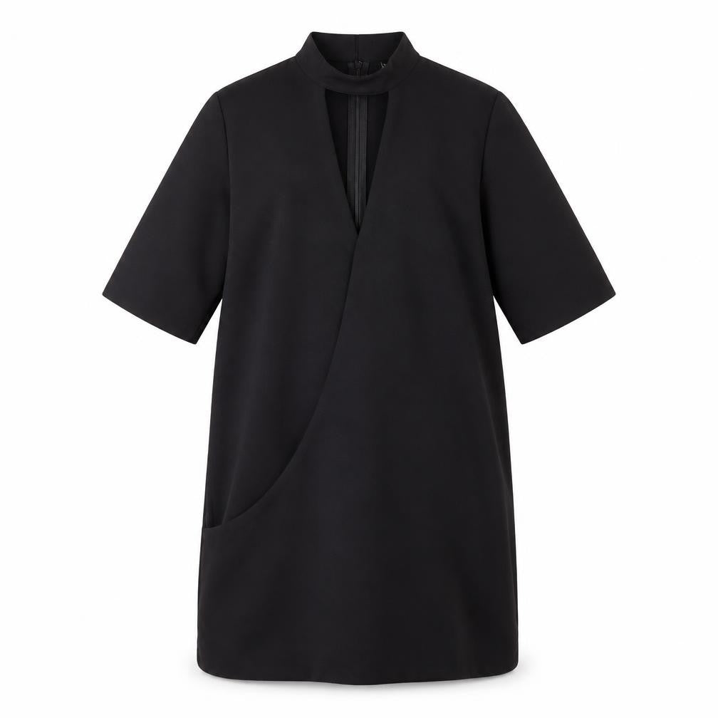 Boohoo Women's Black High Neck Dress Size 12