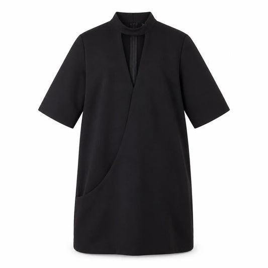 Boohoo Women's Black High Neck Dress Size 12