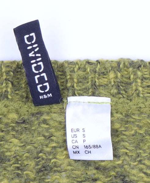 H&M Women's Green Pullover Jumper Size S