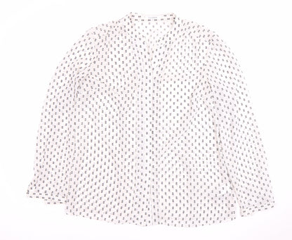 Marks & Spencer Women's White Blouse Size 14