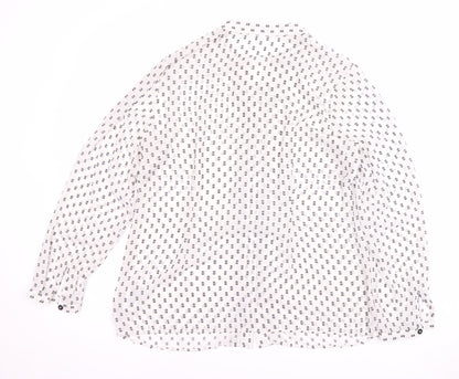Marks & Spencer Women's White Blouse Size 14