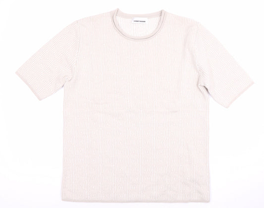 Gerry Weber Women’s Beige Geometric T-Shirt Size 14