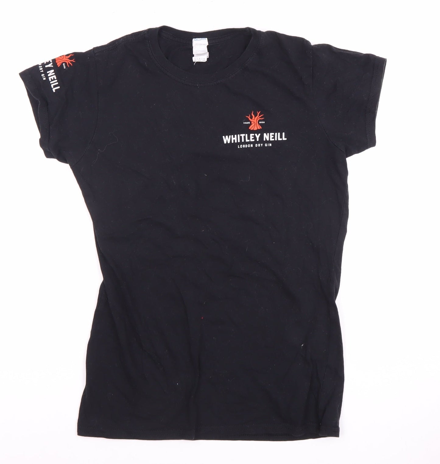 Gildan Women's Black Basic Crew Neck T-Shirt Size L