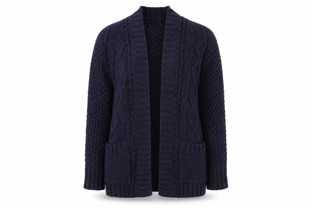 Marks & Spencer Women's Blue Open Front Cardigan S