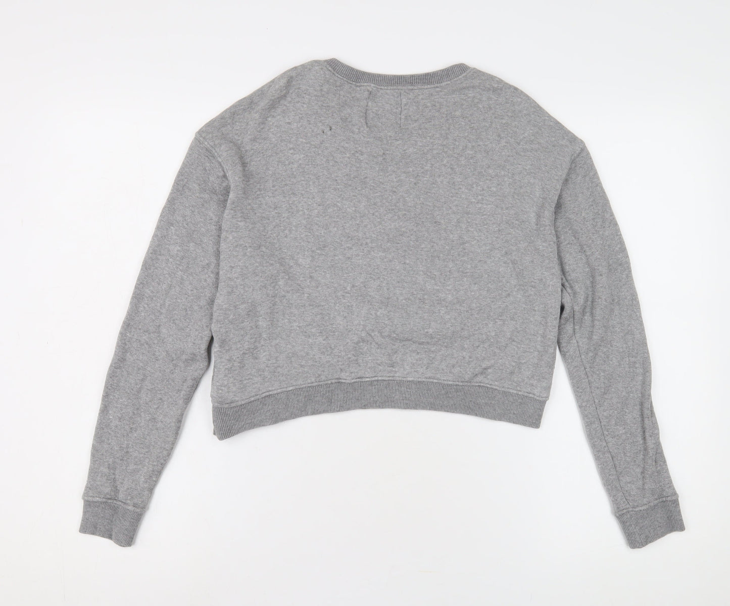 Pull&Bear Women's Grey Pullover Sweatshirt, Size 8